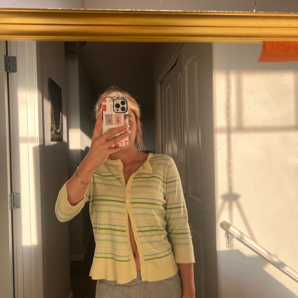 Express Multi Colored Cardigan
